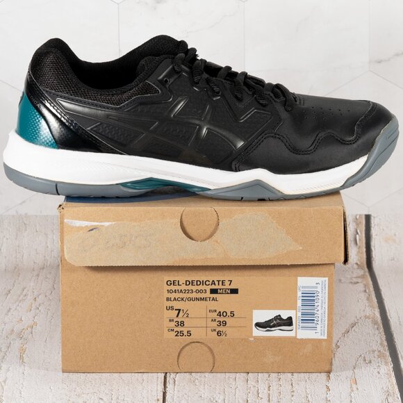 ASICS Gel-Dedicate 7 Black/Gunmetal 7.5 D (M) - Picture 9 of 13